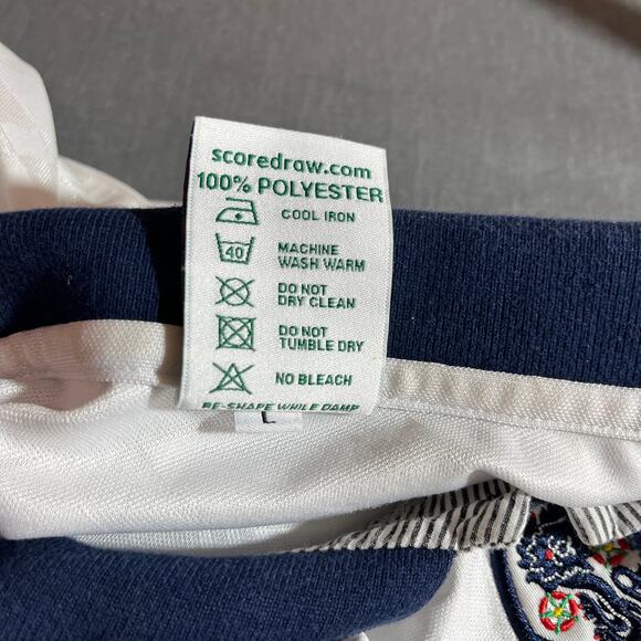 Score Draw England National 1990/1991 Polo Shirt Mens Large White Football‎ - Picture 8 of 10